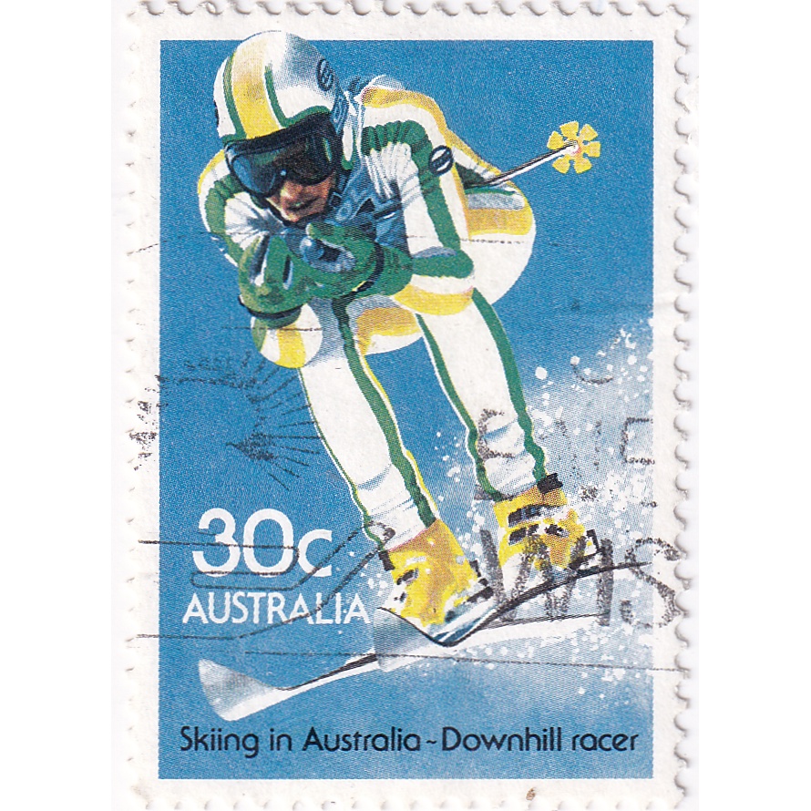 

Prangko Australia 1984 - Skiing in Australia 30C Used