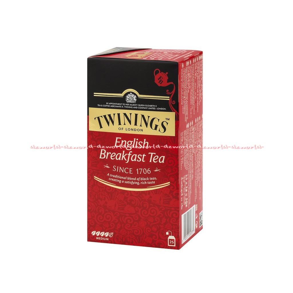 Twining Of London English Breafast 25bagTea Teh Sarapan Pagi England Twinings