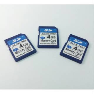 Memori Card SDHC (SDcard) 4 GB