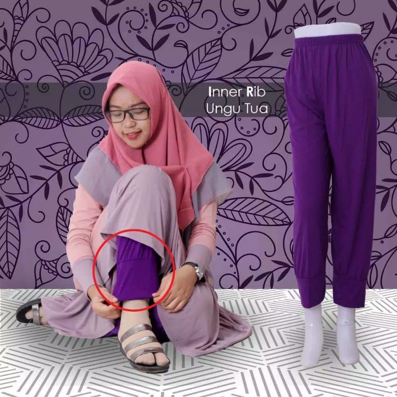 celamis,celana Aladin,celana panjang wanita,inner