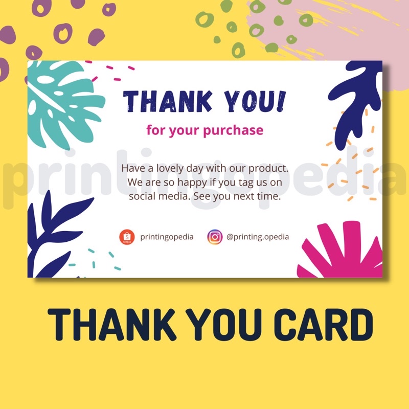 

Thank You Card (Ready Design) #1