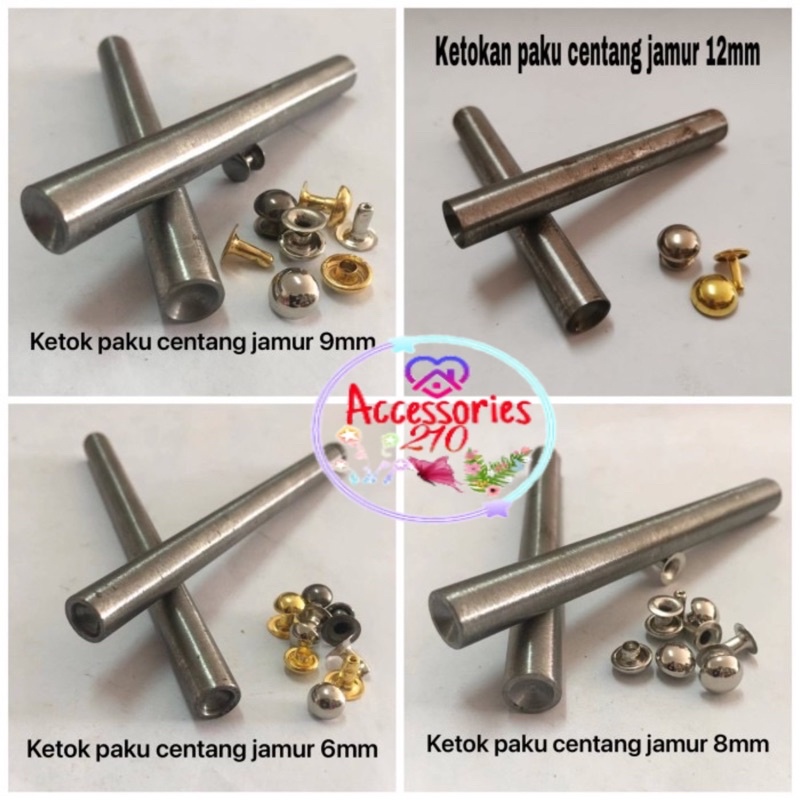 Alat ketok paku centang jamur / alat pasang paku centang keling jamur / pcs