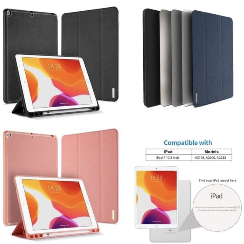 Case iPad 9 2021 / 8 2020 / 7 2019 10.2 inch Dux Ducis DOMO Series Flip Cover Casing