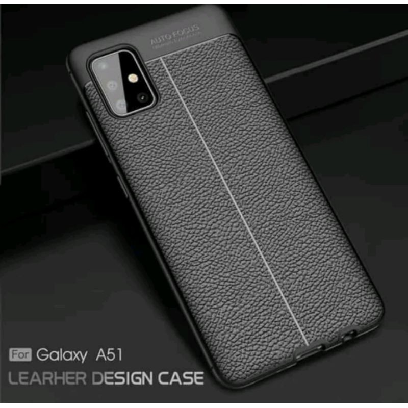 Casing Samsung Galaxy A51 / A71 Softcase Autofocus Leather Case Auto Focus