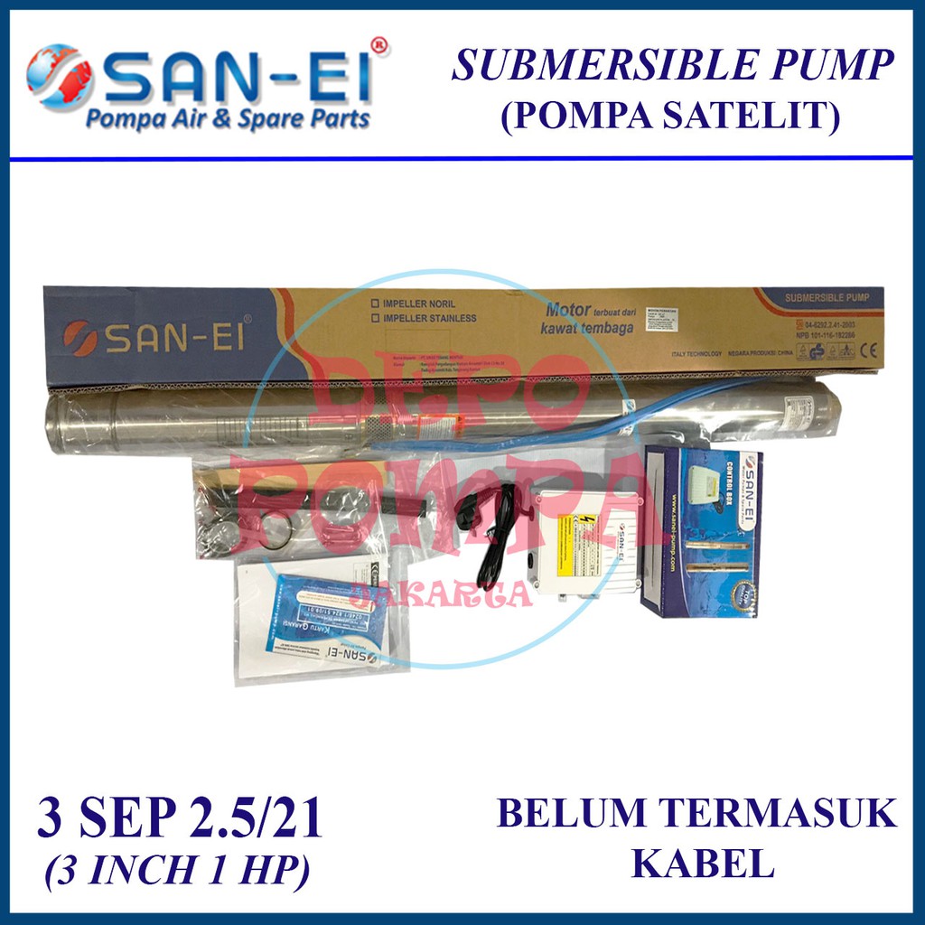 Jual Pompa Air Satelit San Ei Inch Hp Satelit Hp Tanpa Kabel Shopee Indonesia