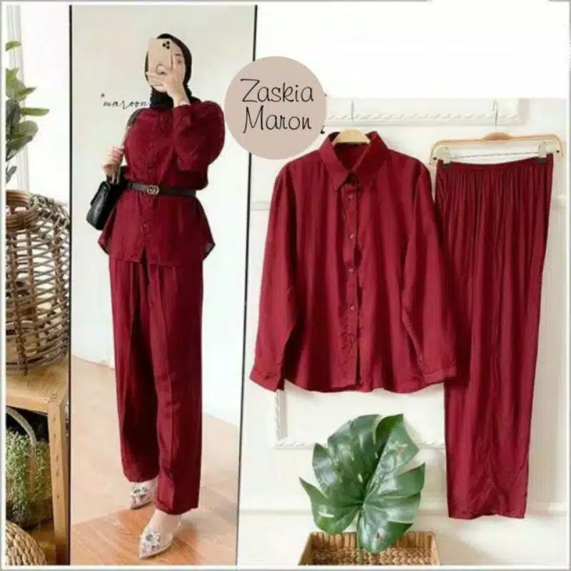 Setelan Wanita Jumbo/ one set polos Jumbo / setcel Jumbo / Setelan Rayon Jumbo / Stelan Wanita Jumbo