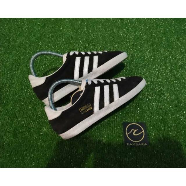 Sepatu second  Adidas  Gazelle Og black original murah 