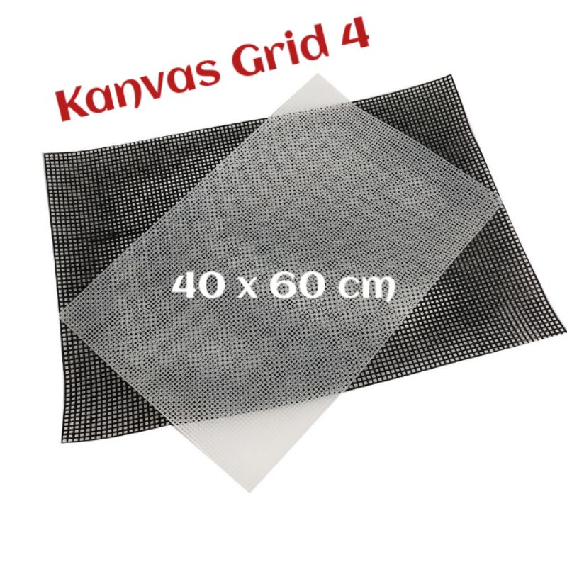 Kanvas Plastik Grid 4 (40*60cm) / Canvas Lembaran