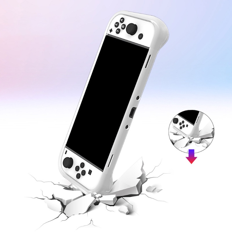 Btsg Untuk Switch OLED Games Ringan Kaku TPU Non-slip Pelindung Hard Case