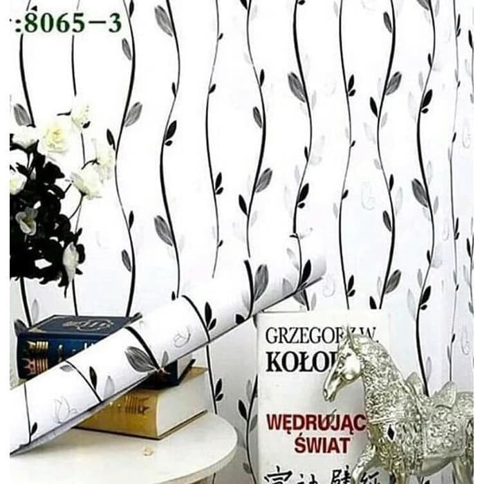 Wallpaper Dinding Motif Padi Ukuran 10 Meter x 45 CM