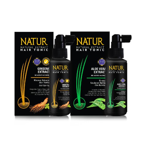 Natur Hair Tonic 50ml / 90ml | Tonik Rambut