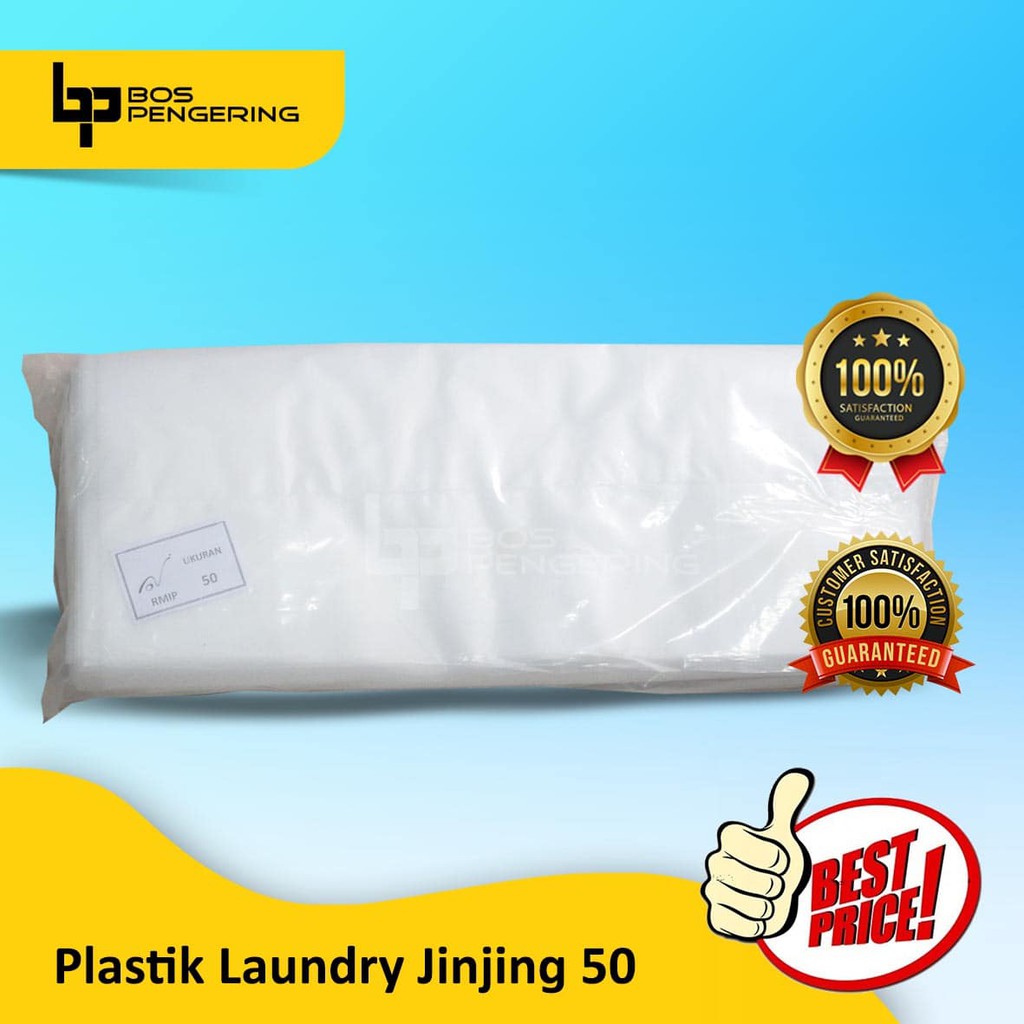 Plastik Packing Pakaian Laundry - Plastick Praktis Jinjing 3 Jari Kualitas Terjamin