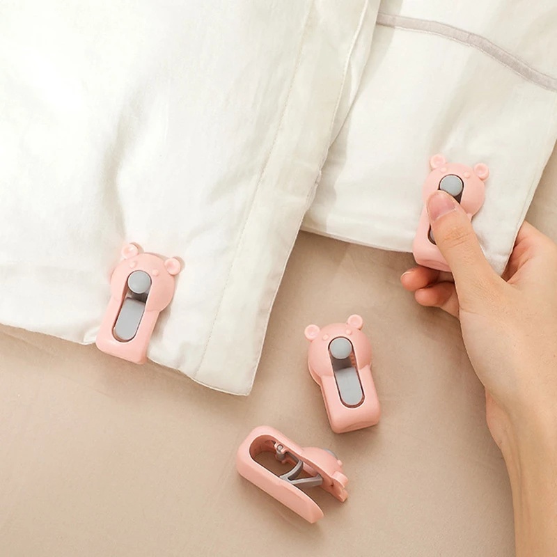 [Harga Grosir]1pc Klip Holder Selimut Multifungsi Tanpa Jarum Anti Slip/Hot Sale