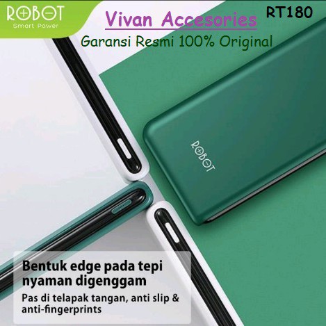 PowerBank Power bank ROBOT RT180 / RT12 10000mAh Dual Input Type C &amp; Micro
