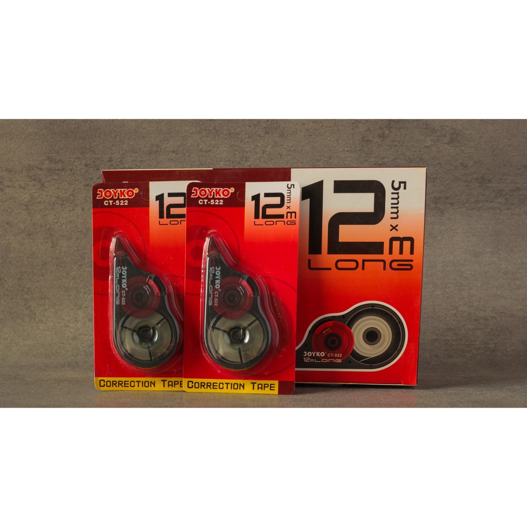 

(4 Piece) Tipex Roll Joyko 522 (12 Meter)