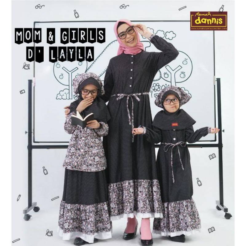 Abaya D Layla Ukuran XS, S Dannis Collection
