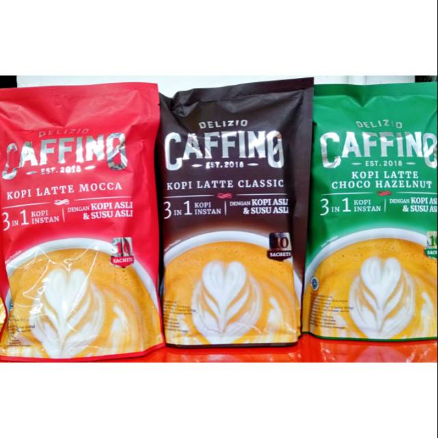 

Caffino coffee latte 3in1 isi 10 sachet* 20 gram