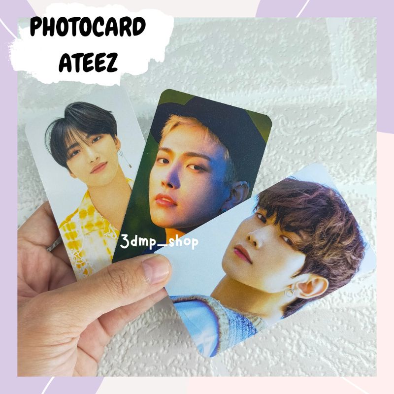 [25 lembar] lomocard lomo photo card kartu Photocard Ateez Fever Dreamers movement