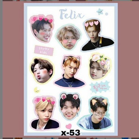 

STIKER TUMBLR AESTHETIC STRAY KIDS X-53