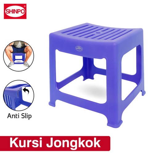 ( BISA COD ) PROMO BANGKU JONGKOK KURSI SHINPO SIP-186 / TEMPAT DUDUK ANTI SLIP VIVO SHINPO ORIGINAL / BANGKU ANAK / BANGKU JONGKOK SERBAGUNA TERDAPAT LUBANG SEHINGGA TIDAK PANAS / BANGKU KECIL