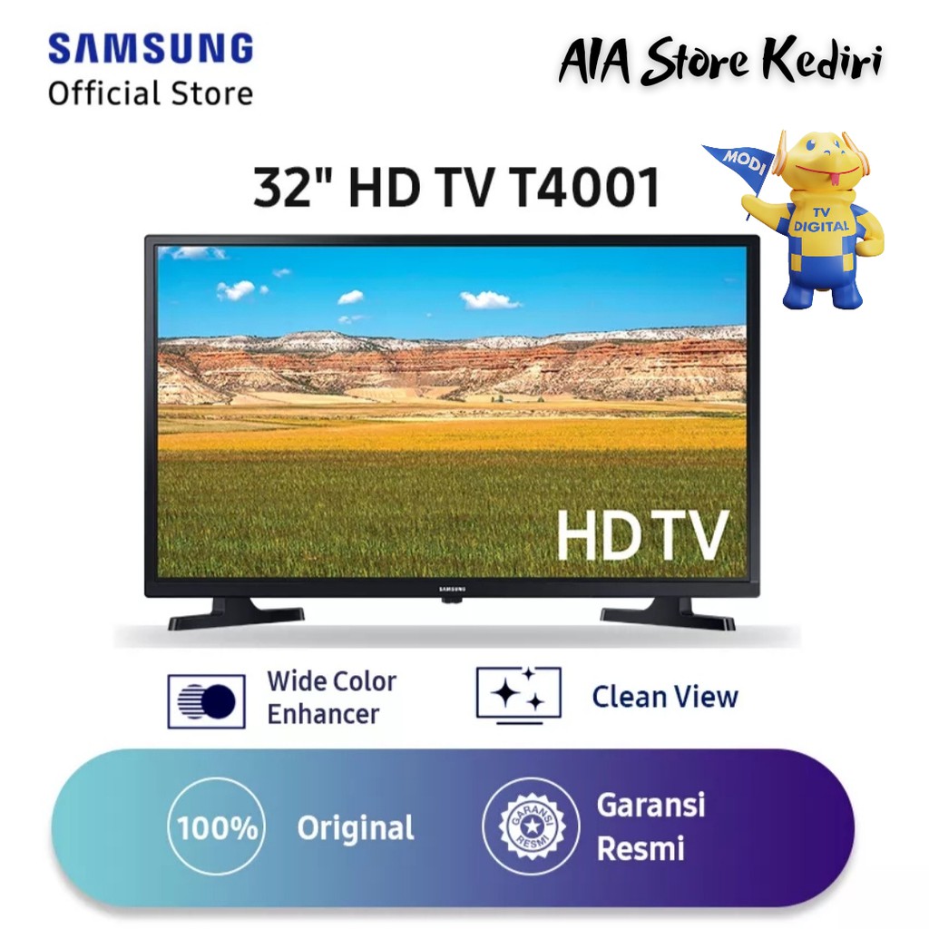 SAMSUNG 32 Inch LED HD Digital TV DVB-T2 - UA32T4001AKXXD (2020)