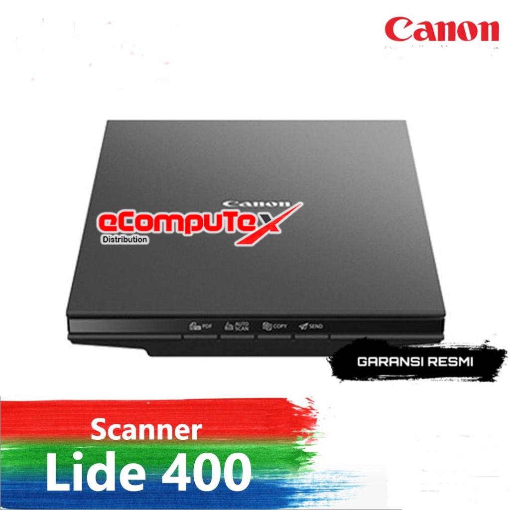 SCANNER CANON LIDE 400 A4 | FLATBED | 4800dpi 300DPI A4 PENGGANTI LIDE 220 GARANSI RESMI