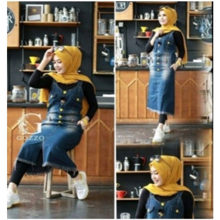 COD/GOZZO OVEROLL JEANS KEKINIAN/TUNIK OVEROLL DENIM WANITA/OVEROLL RAWIS/OVEROLL MAXI