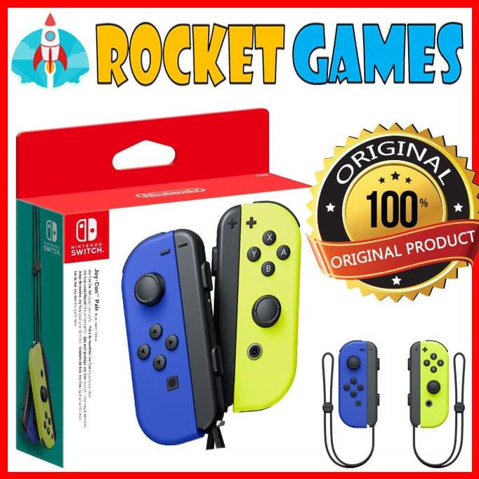 

BAYAR DITEMPAT Nintendo Switch Joycon Blue Neon Yellow / Joy Con Blue Neon Yellow NOTE: *Refund atau