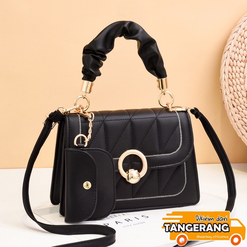 ✨⭐️HANDBAG FREE POUCH⭐️✨ TAS WANITA CEWEK IMPORT SLINGBAG SELEMPANG FASHION KONDANGAN LB- 135