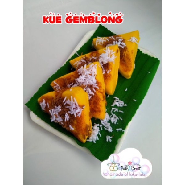 replika kue gemblong flanel