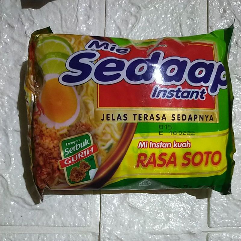 

Mie sedap kuah/goreng