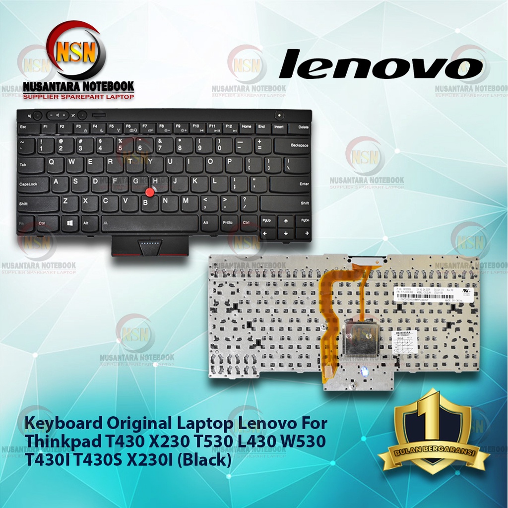 Keyboard Lenovo Thinkpad T430 X230 T530 L430 W530 T430I T430S X230I US