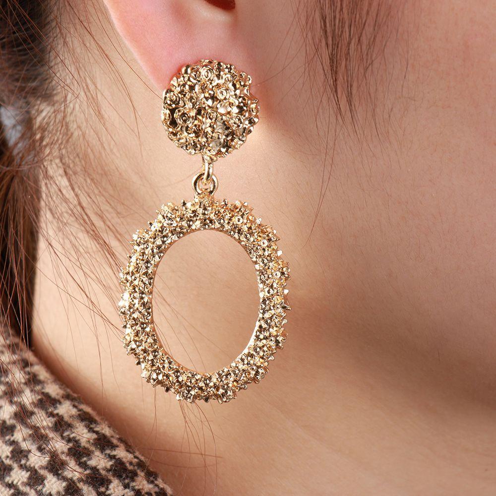 Lily Juntai Drop Earing Laporan Vintage Punk Trendi