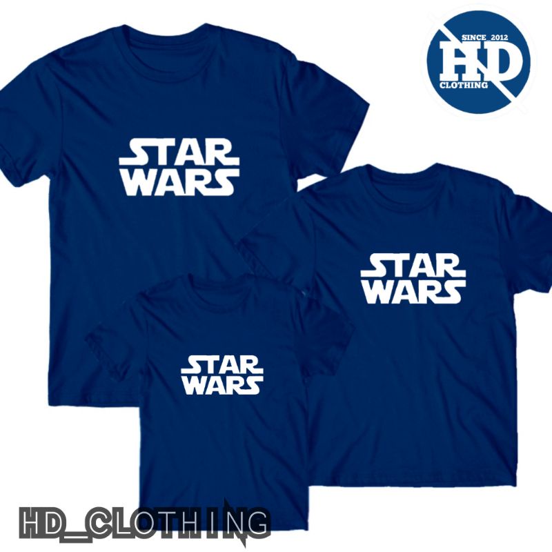 KAOS PRIA DEWASA MOTIF STARWARS