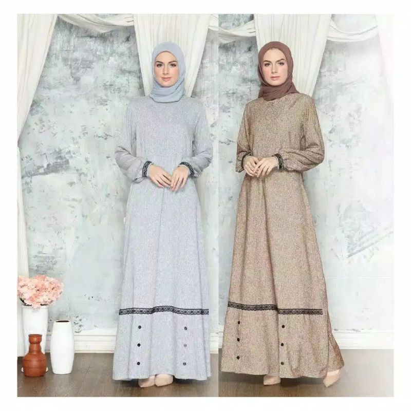 GAMIS TERBARU / RAUNA RK 217 / RK 218 / GAMIS WANITA DEWASA / GAMIS KEKINIAN / DRESS MUSLIM