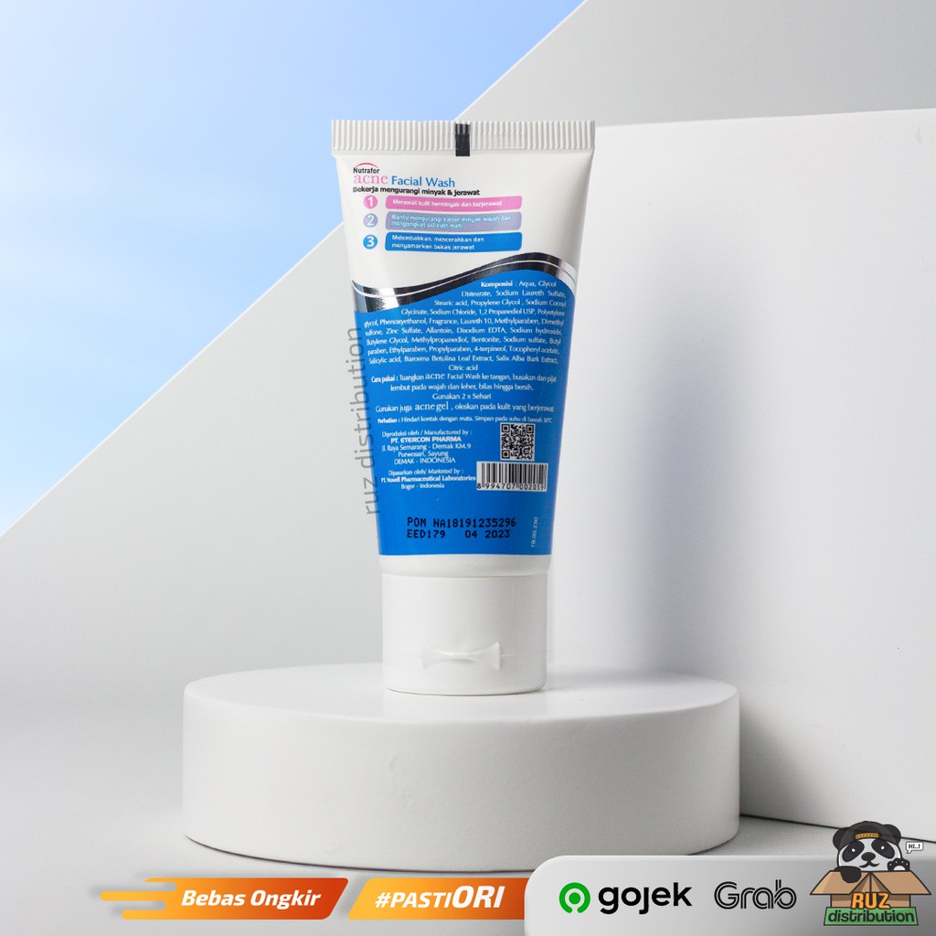 Nutrafor Acne Facial Wash 50gr - Facial Wash