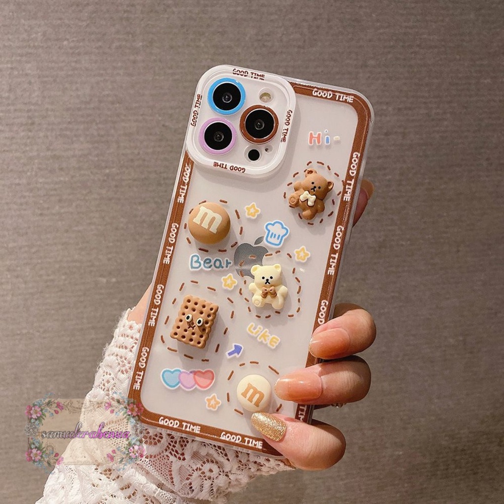 SS097 SOFTCASE 3D IPHONE 6 6+ 7 7+ 8 8+ X XS XR MAX SB3656