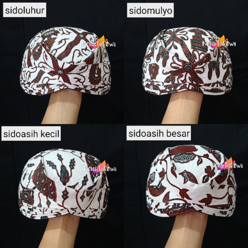 Blangkon Sunda - Motif Jarik, Tidak Prodo