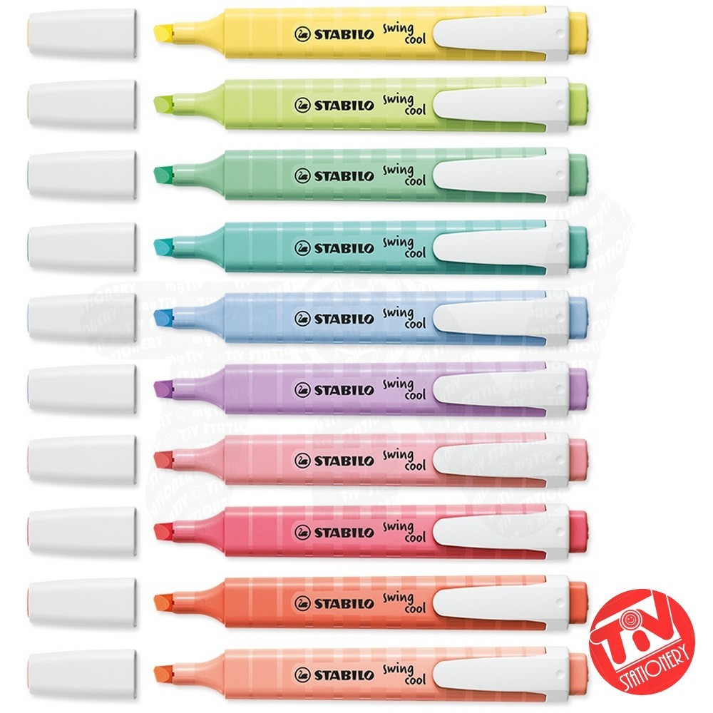 

Highlighter Stabilo Swing Cool Original Pastel Colours