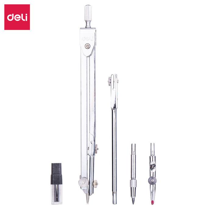 

BAYAR DITEMPAT Deli E8604 Jangka-Metal 5pcs Compass w/pencil leads Ink Drawer Silver/PULPEN GEL/PULPEN LUCU/PULPEN 1 PACK/PENSIL WARNA/PENSIL 2B/PENGHAPUS JOYKO/PENGHAPUS LUCU/RAUTAN PENSIL PUTAR/RAUTAN ELEKTRIK/SPIDOL WARNA/SPIDOL PERMANEN/SPIDOL