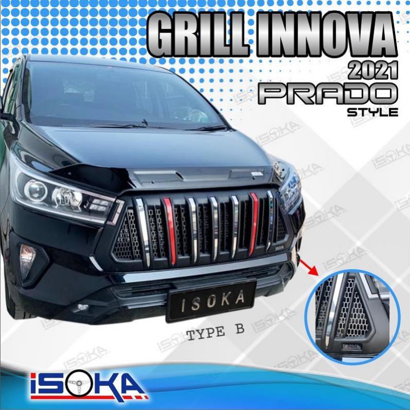 grill all new innova reborn Prado Style grill innova reborn 2021 2022 model Prado