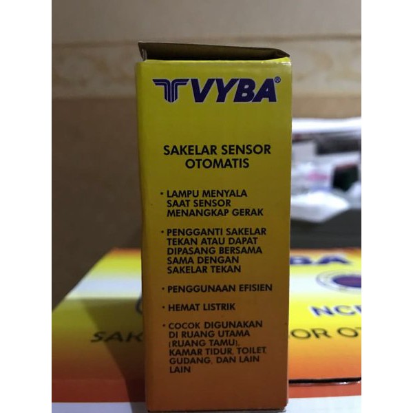 SAKLAR SENSOR GERAK VYBA