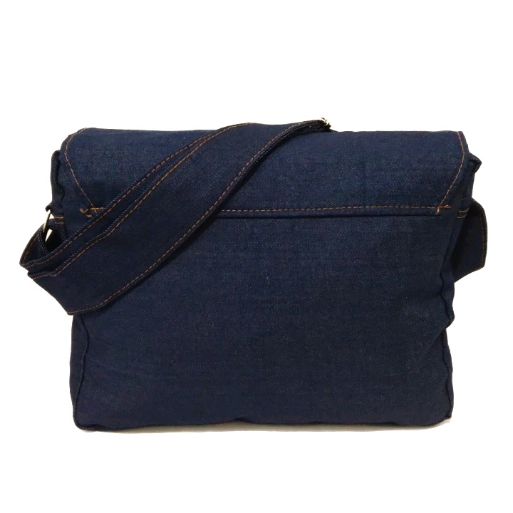 Tas Selempang Kanvas Tas Pria Selempang  Bahan Jeans Sling Bag Tas Kanvas Denim Tas Sekolah Tas Kuliah Tas Messenger Tas Hangout Tas Selempang Bahu Pria tas Kekinian Tas Distro