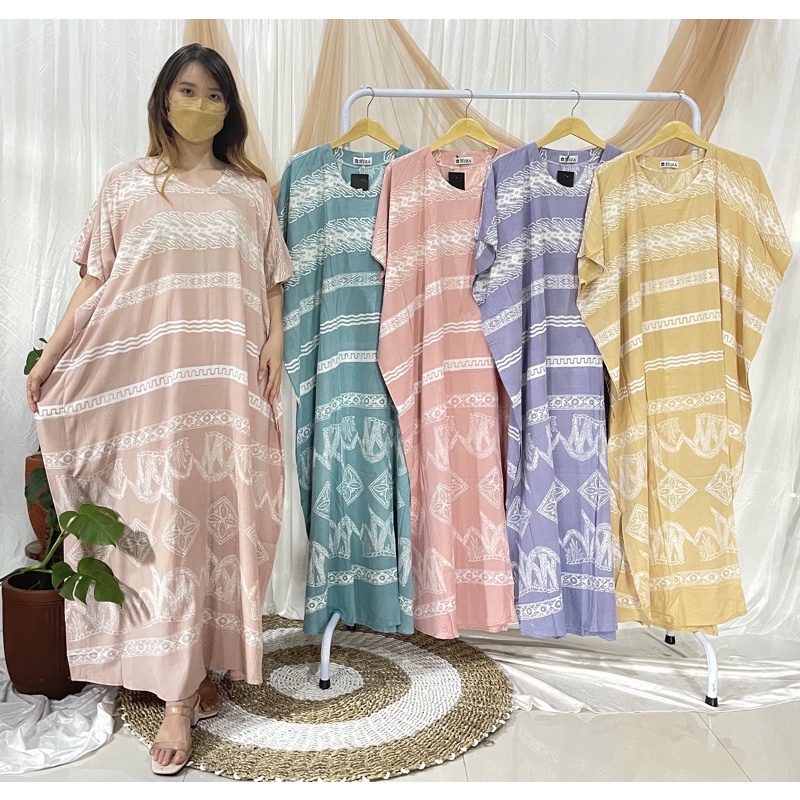 dress batik huza, daster huza, daster premium