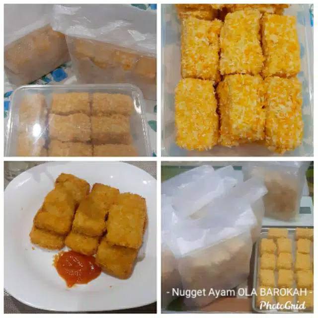 

Nugget Ayam Frozen Ola Barokah Homemade Non Msg Non Pengawet 500 gram