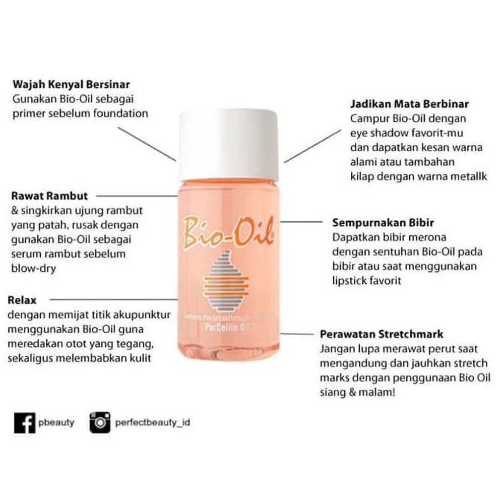 Bio Oil 25ml 100 Ori Shopee Indonesia