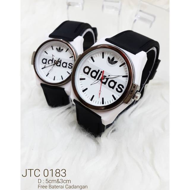 Jam Tangan Couple Sporty Jam Tangan Pasangan GRATIS BATERAI CADANGAN