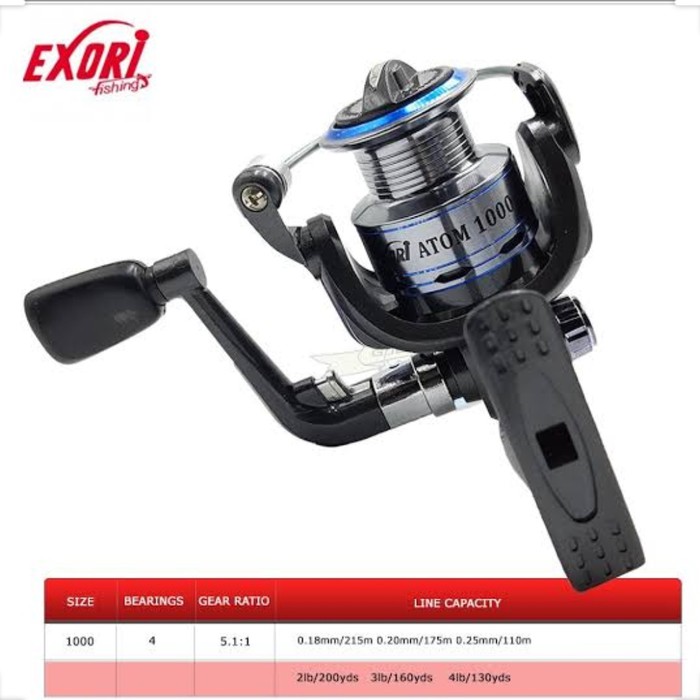 Reel Exori Atom 1000/3000/5000 (4 BB)