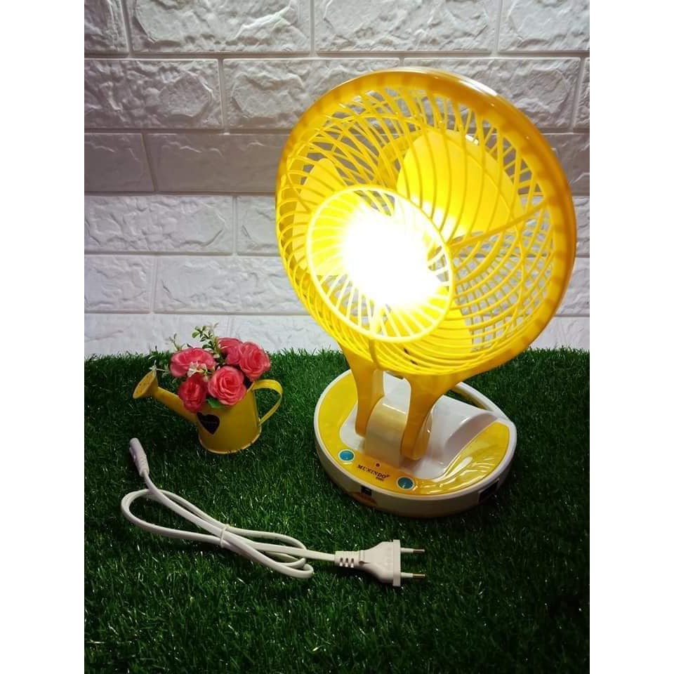 Kipas Portable Mini Dengan Lampu LED Muxindo (MUX-5580)