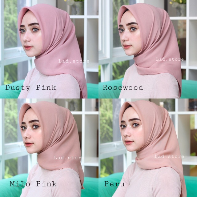 HIJAB JILBAB BELLA SQUARE POLYCUTTON POLLYCUTTON 